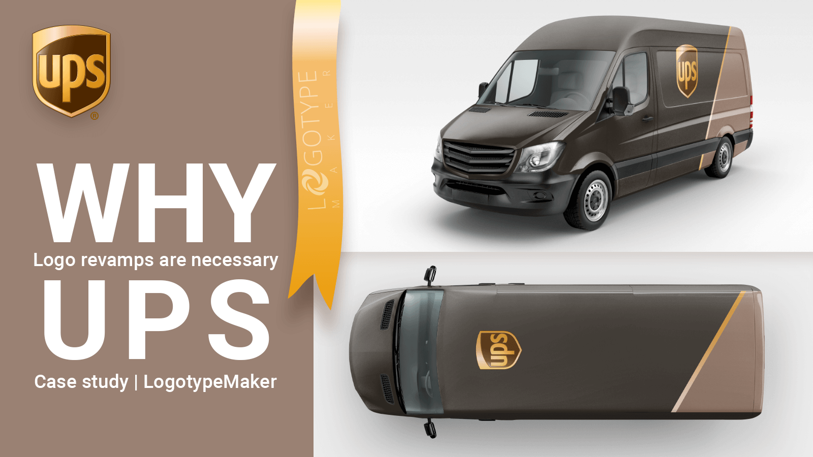 Why logo revamps are necessary? UPS case study | Logotypemaker