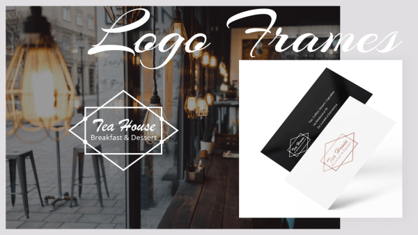 Create beautiful logos with logo frames