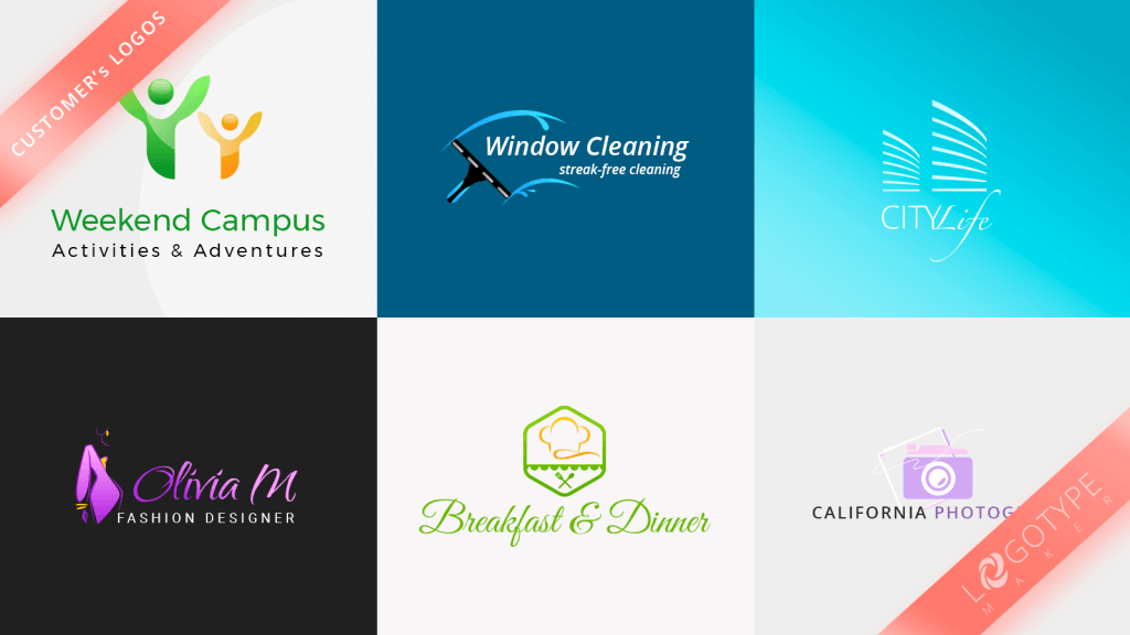 created logos with LogotypeMaker