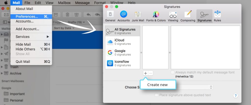 Create email signature with the logo - LogotypeMaker